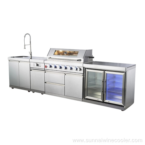 Commercial and household outdoor beverage refrigerator